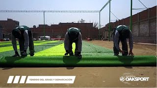 INSTALACIÓN DE GRASS SINTÉTICO INGENIERÍA Y CONSTRUCCIÓN [upl. by Ute]