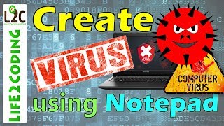 How to Create a Virus using Notepad [upl. by Alaster300]