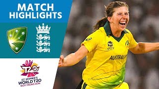 THE FINAL  Australia v England  Womens WT20 2018  Highlights [upl. by Gefell]