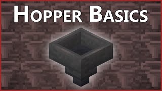 Minecraft Hoppers Basics [upl. by Weywadt]