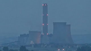 Didcot Power Station  Cooling Towers Demolition  270714 [upl. by Ahsenat]