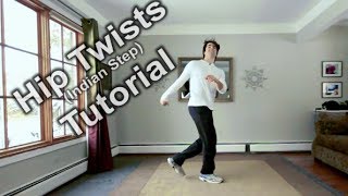 How To Toprock  Hip Twists Indian Step  FULL Beginners Tutorial [upl. by Hnid770]