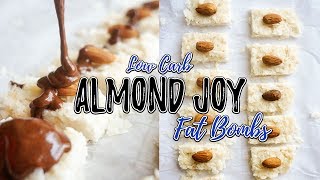 Almond Joy Fat Bombs  Easy Keto Dessert Recipe [upl. by Mcspadden]