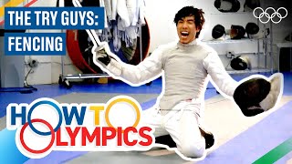 How Olympic Fencing Works ft The Try Guys [upl. by Arual]