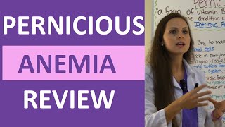 Pernicious Anemia Nursing Pathophysiology Symptoms Treatment  Anemia Types NCLEX [upl. by Fotinas570]