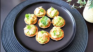 Avocado Blini Russian pancake Recipe  A happy meal [upl. by Peednam156]