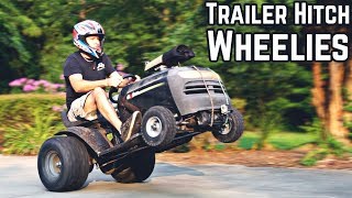 50HP Lawn Mower WHEELIE MACHINE [upl. by Olnton128]