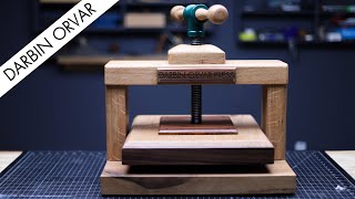 Making an EPIC Handcrafted BOOK PRESS [upl. by Acired]