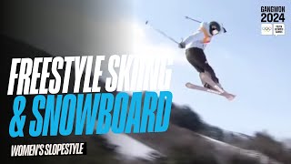 RELIVE  Freestyle Skiing  Snowboard Womens Slopestyle  Gangwon2024 [upl. by Niajneb]