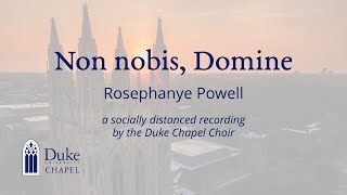 Non nobis Domine Rosephanye Powell [upl. by Opportina563]