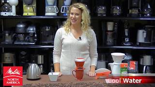 How To Make A Perfect Cup Of Coffee Melitta PourOver Demo Video [upl. by Akiria]