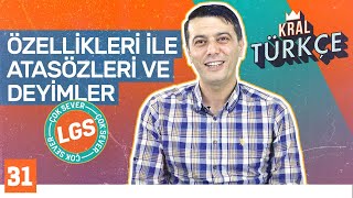 8 Sınıf Atasözleri ve Deyimler Atasözleri ve Anlamları Atasözlerinin Özellikleri  Türkçe 31 [upl. by Lomaj]