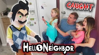 Hello Neighbor in Real Life Broke into a Strangers House amp Get Caught Part 1 [upl. by Ennahtur]