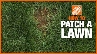 How to Patch a Lawn  The Home Depot [upl. by Broddie]