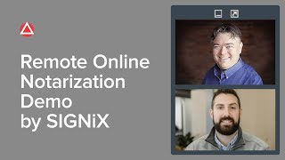 Remote Online Notarization Demo Courtesy of SIGNiX [upl. by Eehc]