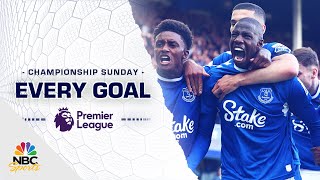 Every Premier League goal from Championship Sunday 2023  NBC Sports [upl. by Arnoldo201]