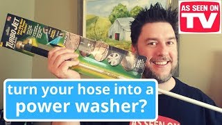 Turbo Jet Power Washer review as seen on TV TurboJet 130 [upl. by Idurt]