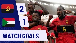 ANGOLA VS SUDAN21AFCON QUALIFIERSGOALSampHIGHLIGHTS [upl. by Leffen]