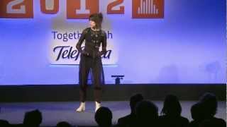 Imogen Heap Performance with Musical Gloves Demo  WIRED 2012  WIRED [upl. by Shaefer]