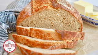 5Ingredient Artisanal Bread Recipe for Beginners [upl. by Joacimah]