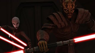 Savage Opress and Asajj Ventress vs Count Dooku [upl. by Ysteb]