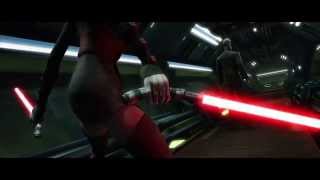 Star Wars The Clone Wars  Asajj Ventress amp Savage Opress vs Count Dooku 1080p [upl. by Tadeo]