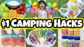 21 AMAZINGLY AFFORDABLE DOLLAR TREE CAMPING HACKS FOR SUMMER VACATION [upl. by Leviralc482]