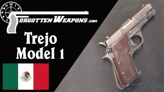 Trejo Model 1 Machine Pistol Shooting and History [upl. by Nuajed]