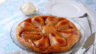 Caramelized Pear Ginger Tart Tart Tatin [upl. by Viking672]