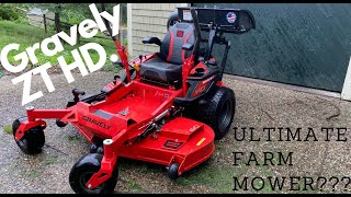 Gravely ZT HD 60quot Kawasaki The ULTIMATE mower for the FARM Were putting it to the test [upl. by Niabi973]