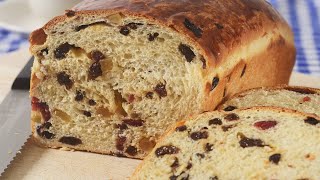 Fruit Bread Recipe Demonstration  Joyofbakingcom [upl. by Bach]