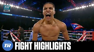 Xander Zayas Unloads on Demarcus Layton For A Highlight Reel Knockout  FIGHT HIGHLIGHTS [upl. by Elvyn418]