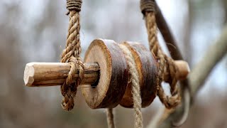 This Wilderness Technique will Blow Your Mind Bushcraft Gadgets Survival Tools Primitive Pulley [upl. by Nnylyram]