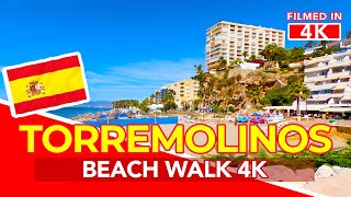 TORREMOLINOS SPAIN 🇪🇸Walking tour of Torremolinos Malaga Costa Del Sol Spain  4K Walk [upl. by Spark267]