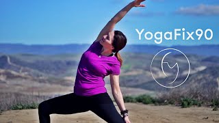 Yoga Fix 90  Fightmaster Yoga Videos [upl. by Kushner480]