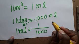 cm3 to liter [upl. by Mott]