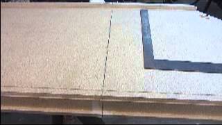 Cutting a Laminate Countertop  DIY [upl. by Hamrnand58]