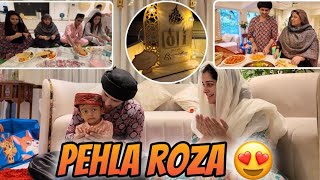 Pehla Roza Alhamdulillah  Sehri Se Iftar Tak  Decor ka Saman Tod Diya  Ramadan vlog [upl. by Eihctir]