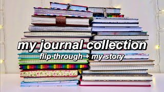 My Journal Collection amp Flip Through  My Journaling Story [upl. by Gautier]