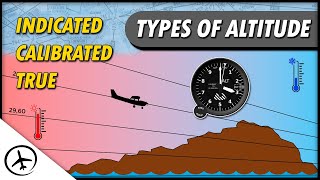 Types of Altitude Indicated Calibrated and True [upl. by Schenck]