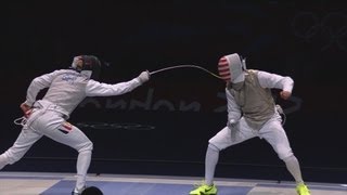 Germany win Bronze in Mens Fencing Team Foil  London 2012 Olympics [upl. by Feltie589]