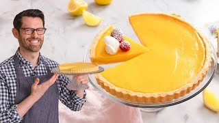 Classic Lemon Tart Recipe [upl. by Aleuname931]