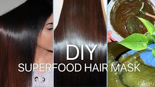 DIY HOMEMADE HAIR MASK FOR SHINY STRONG AND THICK HAIR GROWTH [upl. by Adnana]