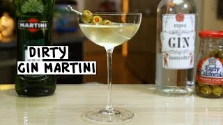 Dirty Gin Martini  Tipsy Bartender [upl. by Healey653]