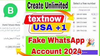 Second phone number Canada 🇨🇦 TextNow otp problem solutions 2024 [upl. by Camel]