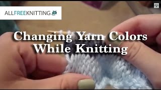 How to Change Yarn Colors When Knitting [upl. by Demeter]