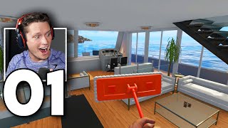 Luxury House Flipper  Part 1  RENOVATING A YACHT [upl. by Nohs]