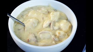 Chicken And Dumplings Quick Version  Recipe Only The Hillbilly Kitchen [upl. by Enitram85]