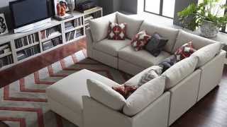 The Beckham Sectional Sofa by Bassett Furniture [upl. by Megen]