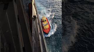 Pilot Disembarking Cruise Ship [upl. by Hsina478]